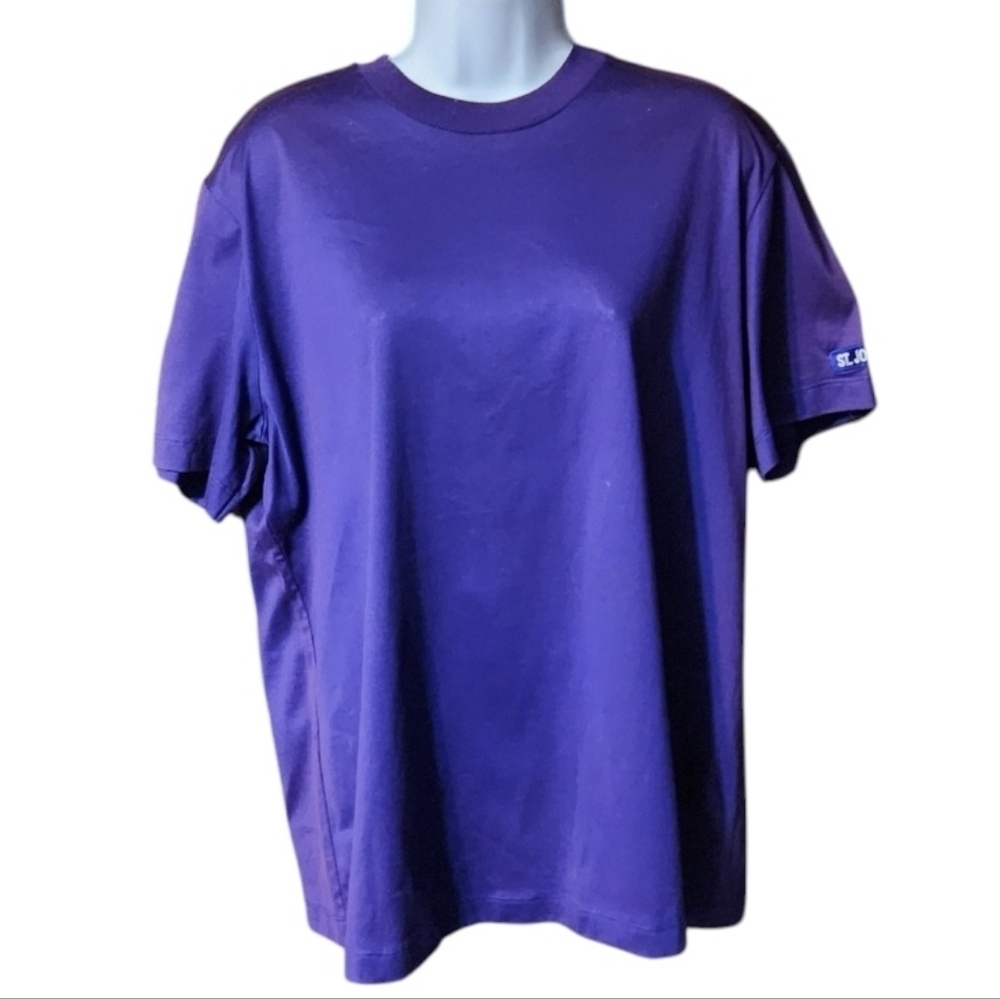 St. John Sport by Marie Gray Rich Purple Tee